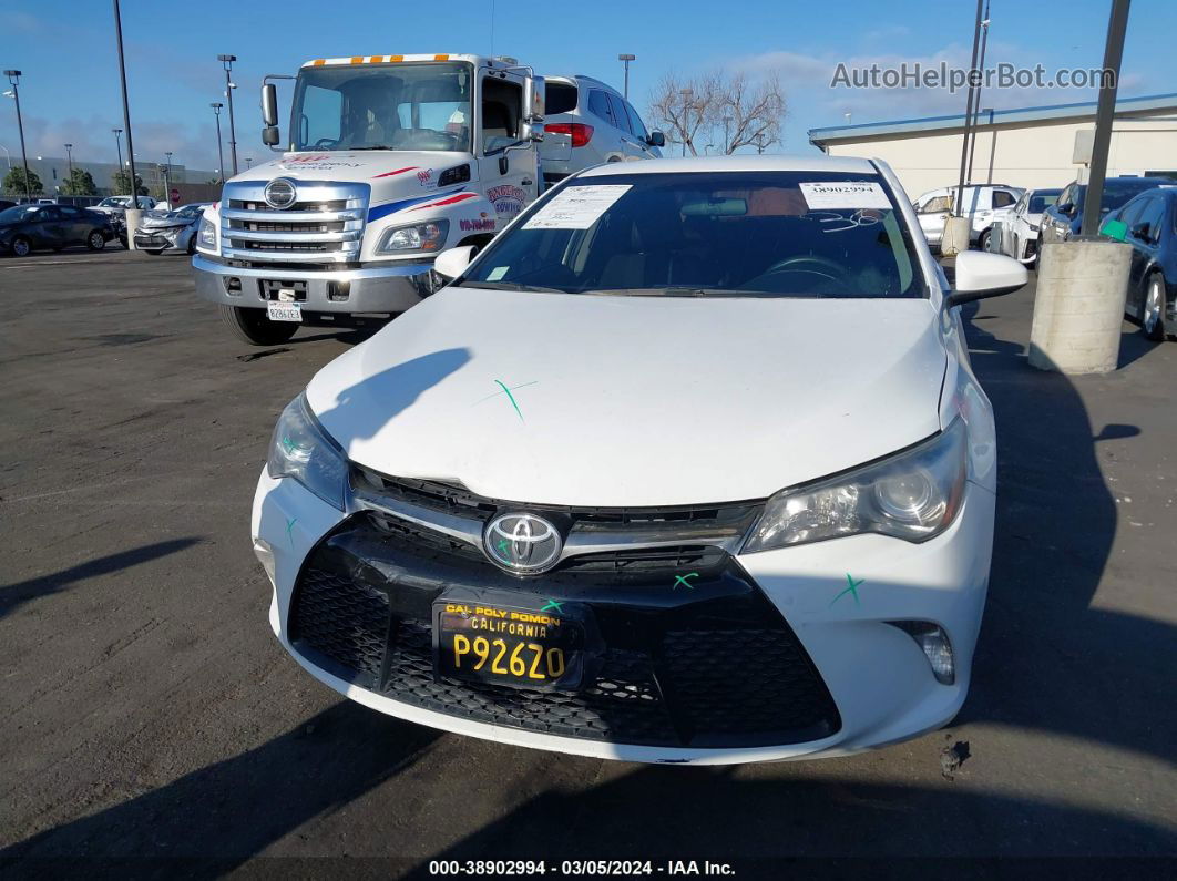 2017 Toyota Camry Se White vin: 4T1BF1FK9HU409233