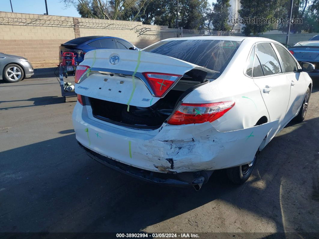 2017 Toyota Camry Se White vin: 4T1BF1FK9HU409233