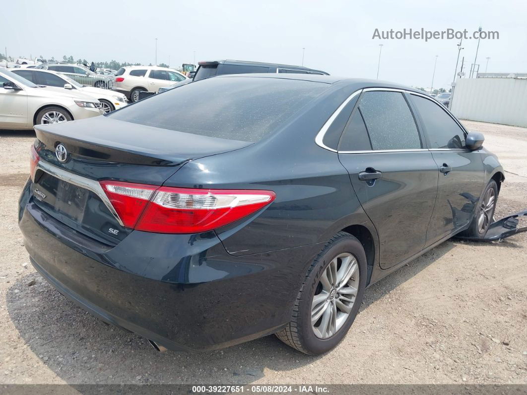 2017 Toyota Camry Se Black vin: 4T1BF1FK9HU414318