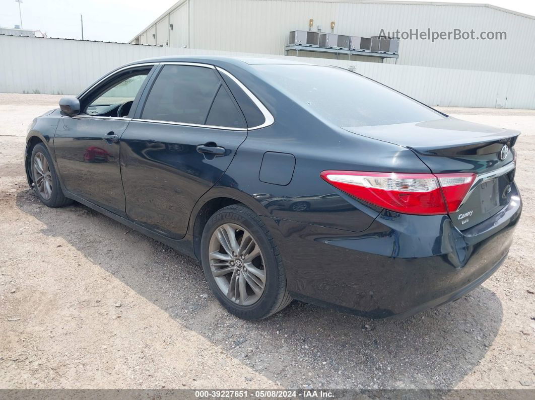 2017 Toyota Camry Se Black vin: 4T1BF1FK9HU414318