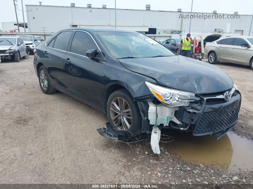 2017 Toyota Camry Se Black vin: 4T1BF1FK9HU414318