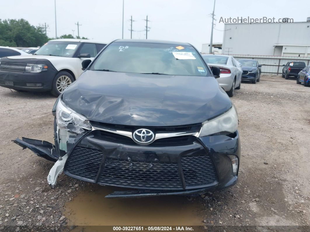 2017 Toyota Camry Se Black vin: 4T1BF1FK9HU414318