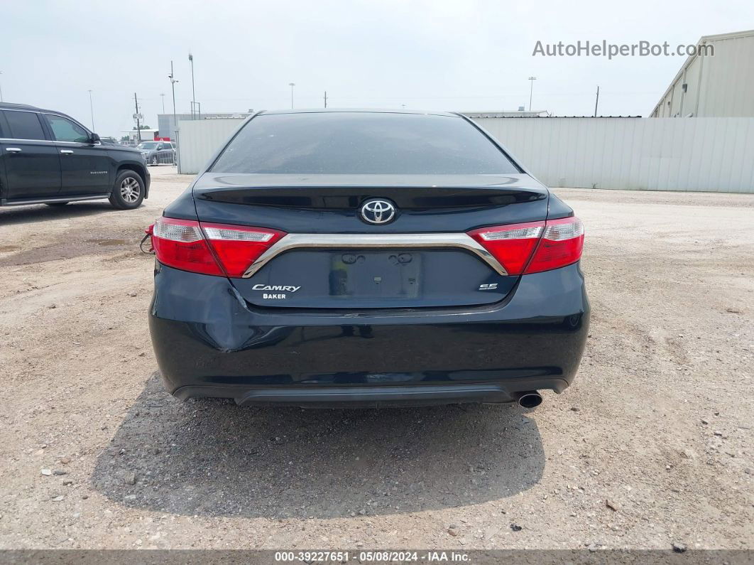 2017 Toyota Camry Se Black vin: 4T1BF1FK9HU414318