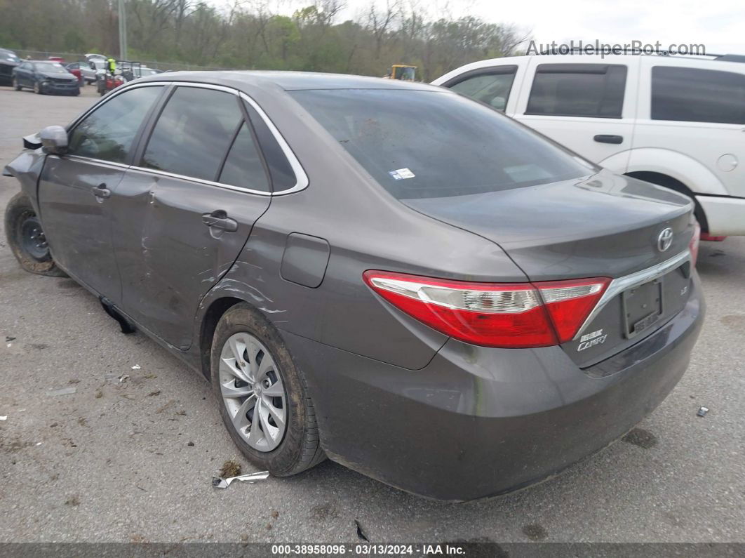 2017 Toyota Camry Le Gray vin: 4T1BF1FK9HU629875