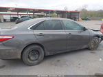 2017 Toyota Camry Le Gray vin: 4T1BF1FK9HU629875