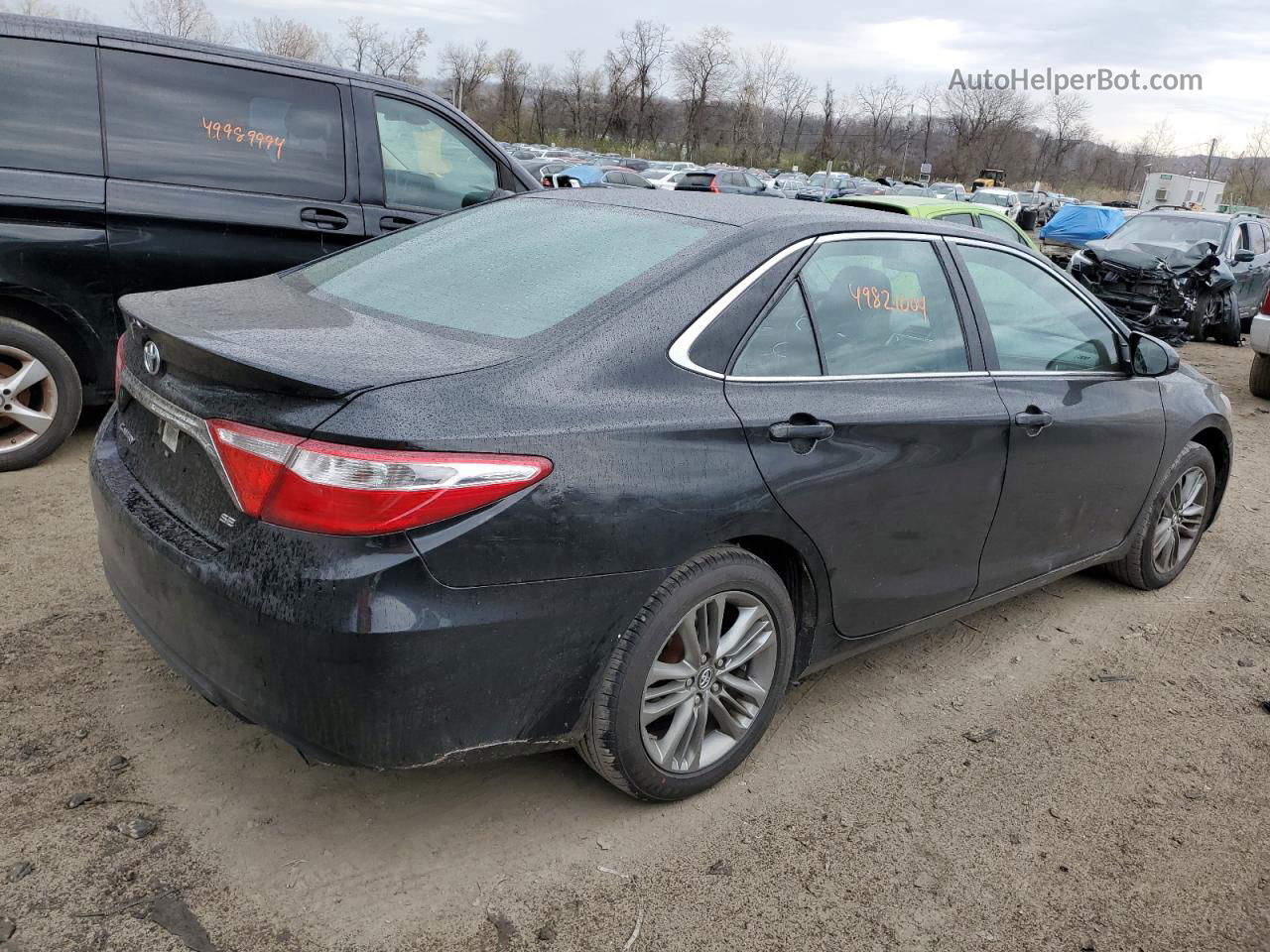 2017 Toyota Camry Le Black vin: 4T1BF1FK9HU632467