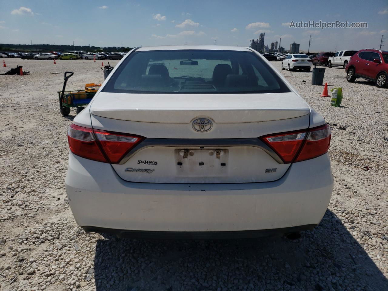 2017 Toyota Camry Le Белый vin: 4T1BF1FK9HU658194