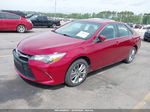 2017 Toyota Camry Se Red vin: 4T1BF1FK9HU725571