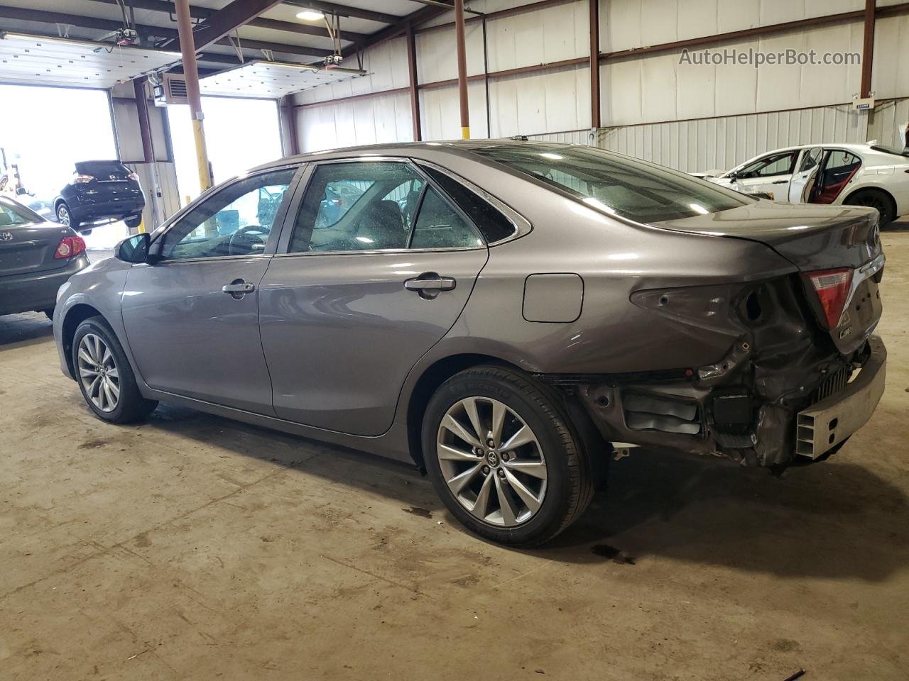 2017 Toyota Camry Le Gray vin: 4T1BF1FK9HU759218