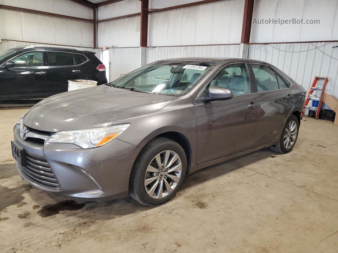 2017 Toyota Camry Le Серый vin: 4T1BF1FK9HU759218