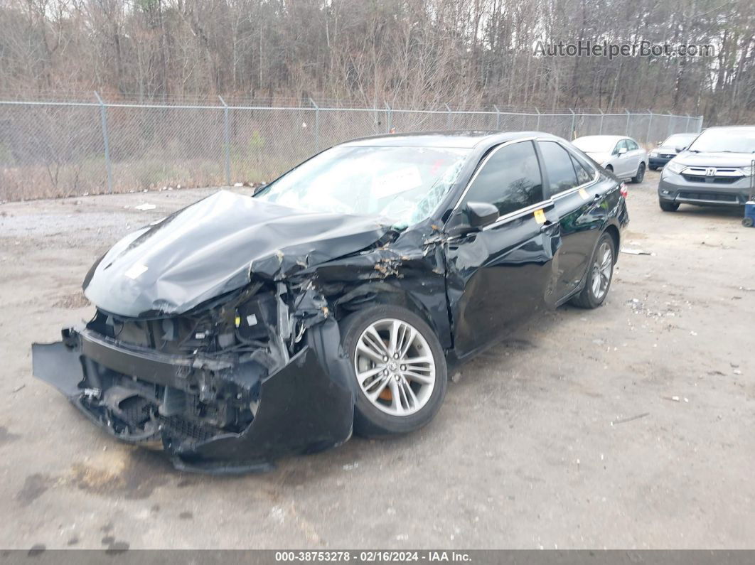 2017 Toyota Camry Se Black vin: 4T1BF1FK9HU787746