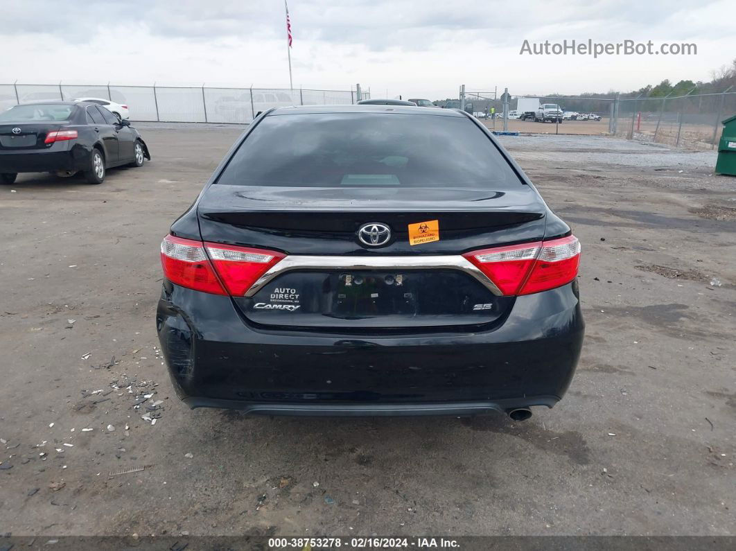 2017 Toyota Camry Se Black vin: 4T1BF1FK9HU787746