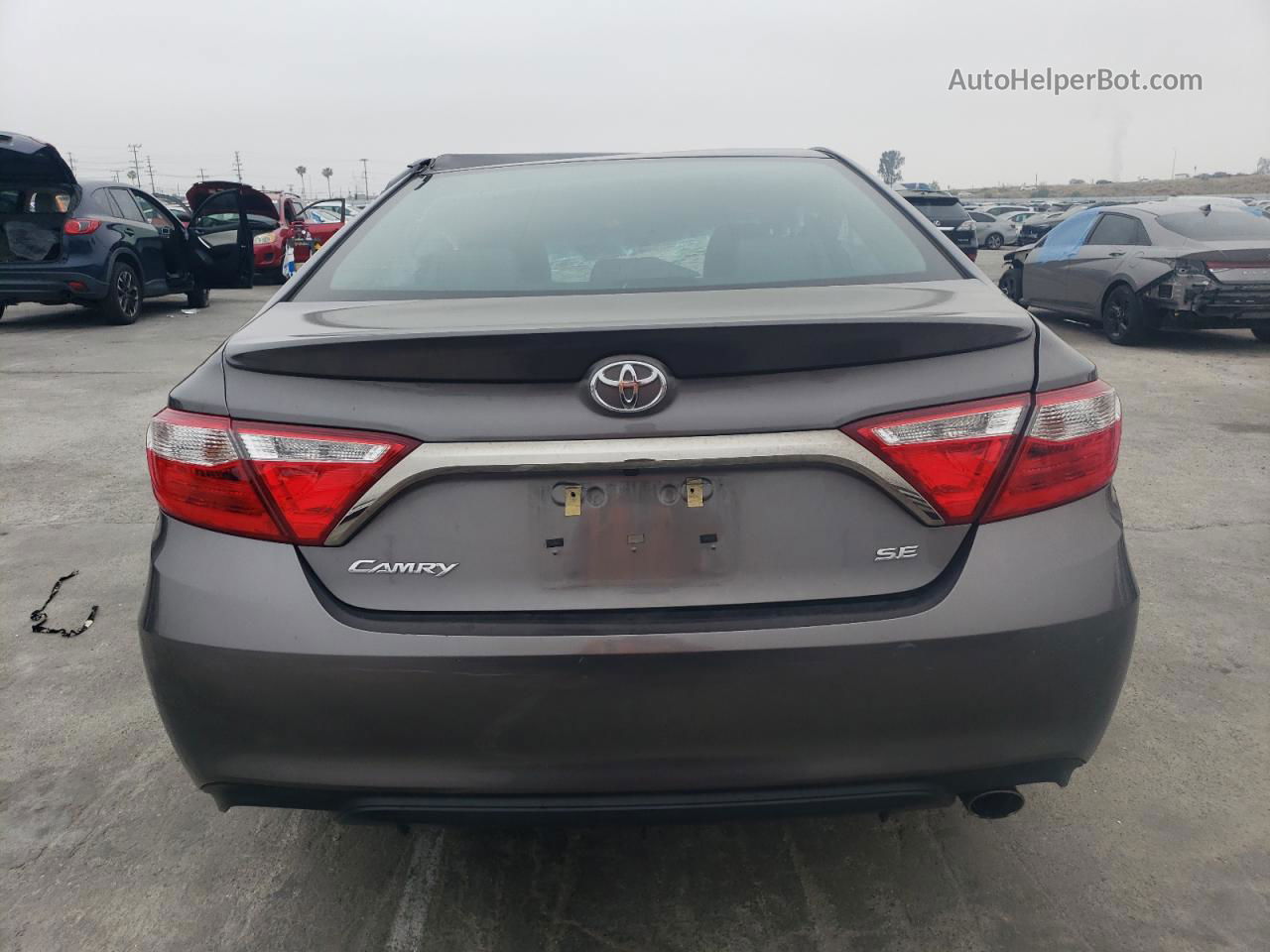 2017 Toyota Camry Le Серый vin: 4T1BF1FK9HU803783