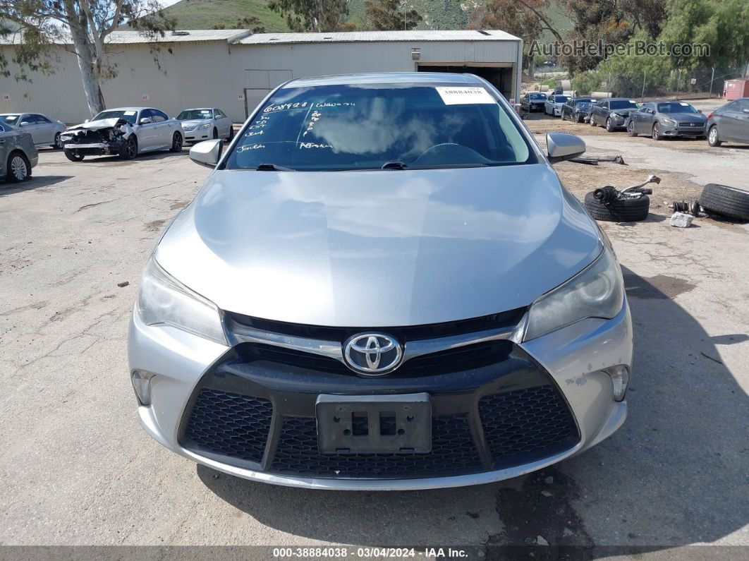 2017 Toyota Camry Se Silver vin: 4T1BF1FK9HU807171