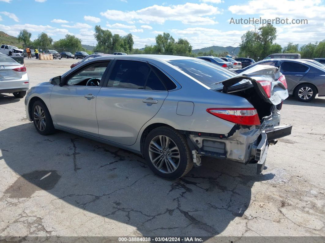 2017 Toyota Camry Se Silver vin: 4T1BF1FK9HU807171