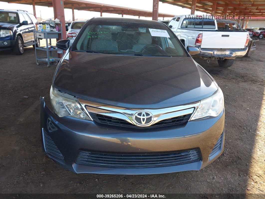 2012 Toyota Camry Le Gray vin: 4T1BF1FKXCU006371