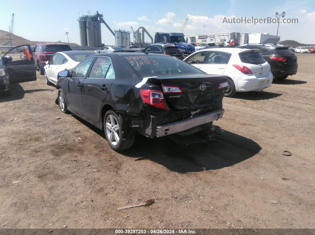 2012 Toyota Camry Se Black vin: 4T1BF1FKXCU009691