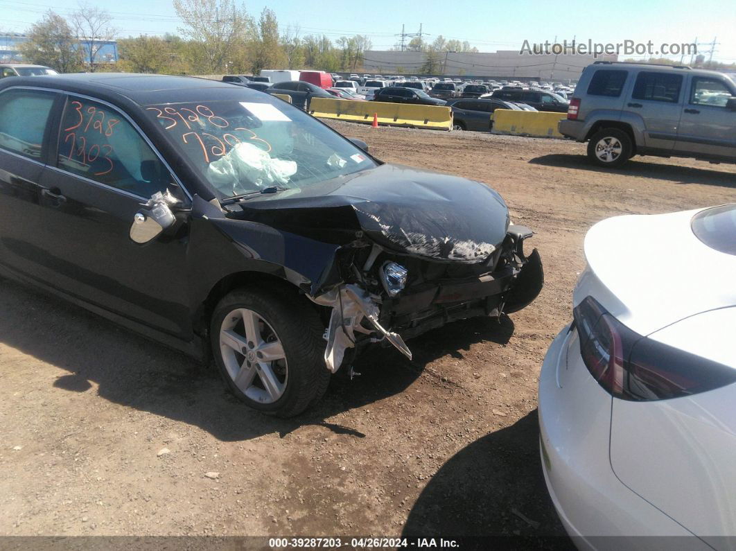 2012 Toyota Camry Se Black vin: 4T1BF1FKXCU009691