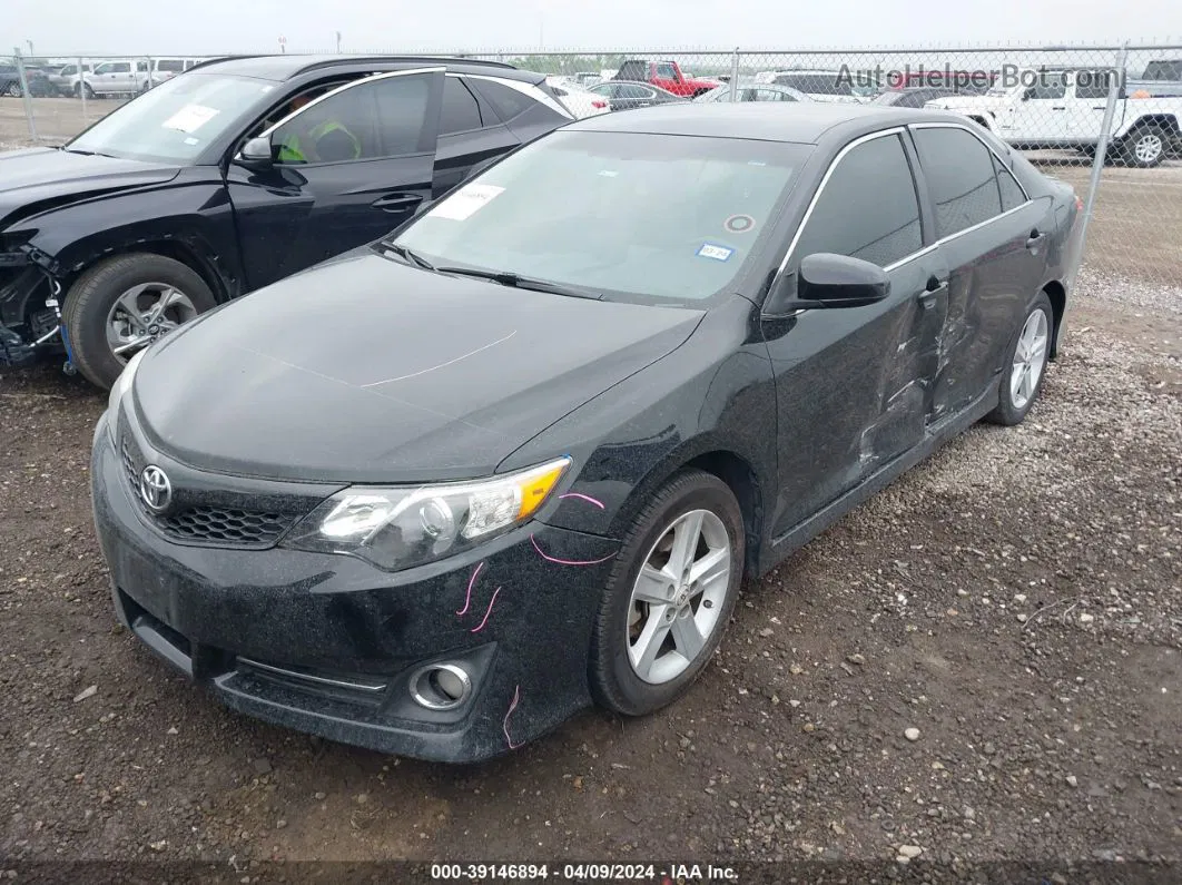 2012 Toyota Camry Se Black vin: 4T1BF1FKXCU027124