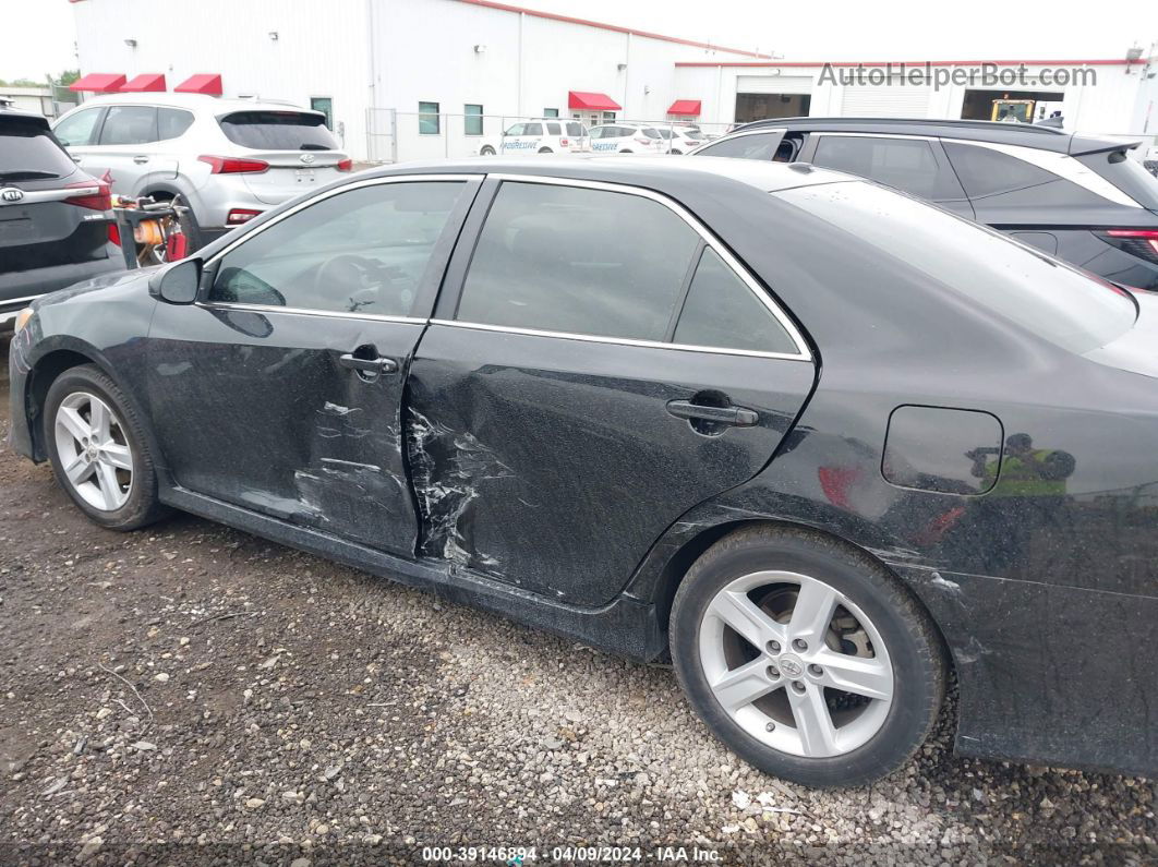 2012 Toyota Camry Se Black vin: 4T1BF1FKXCU027124