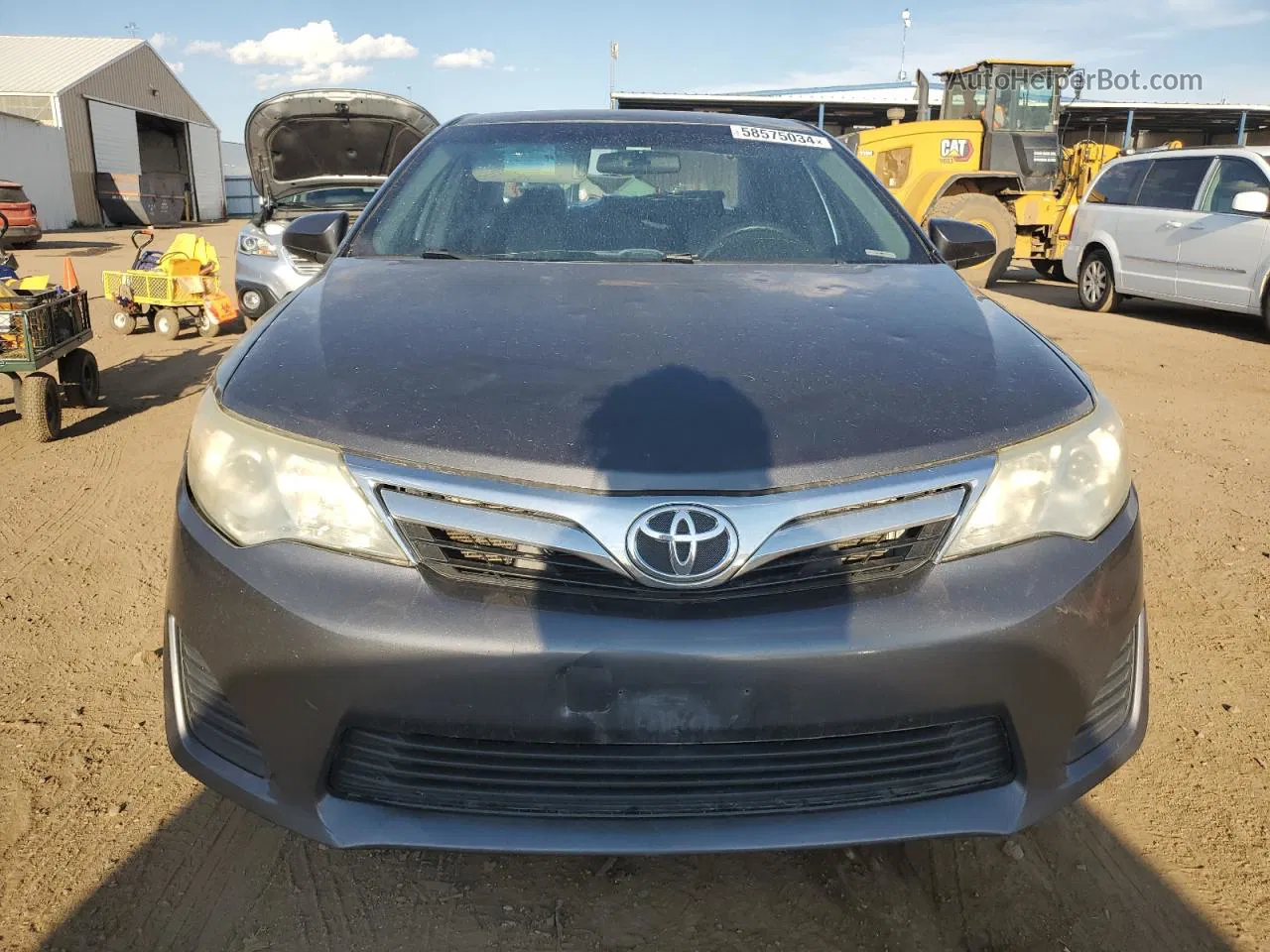 2012 Toyota Camry Base Серый vin: 4T1BF1FKXCU040150