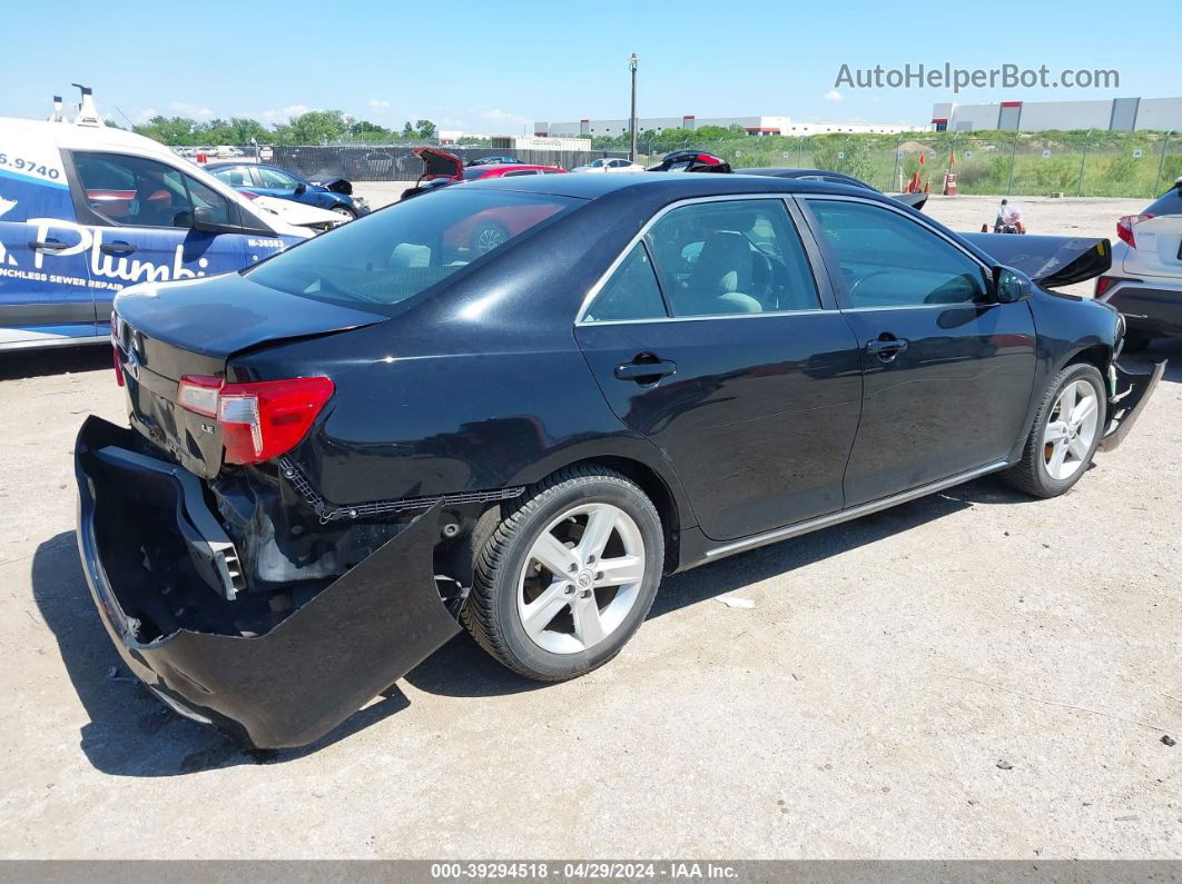 2012 Toyota Camry Le Black vin: 4T1BF1FKXCU056638