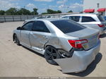 2012 Toyota Camry Se Silver vin: 4T1BF1FKXCU058812