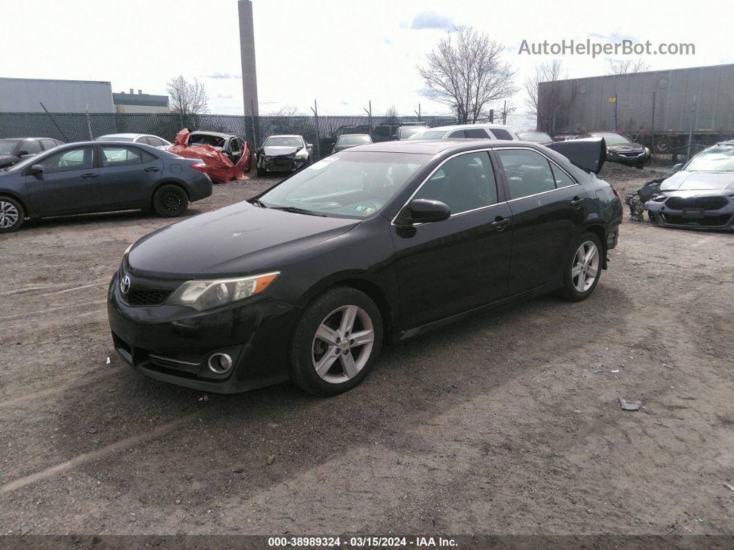 2012 Toyota Camry Se Black vin: 4T1BF1FKXCU062844