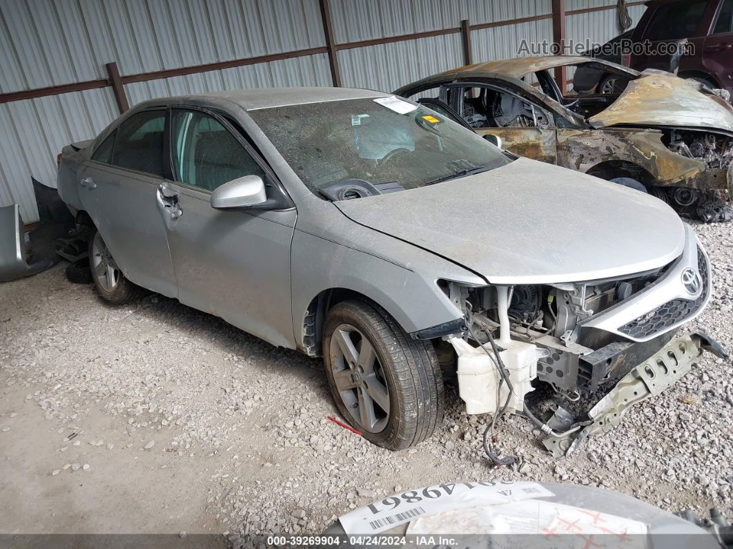 2012 Toyota Camry Se Silver vin: 4T1BF1FKXCU077666