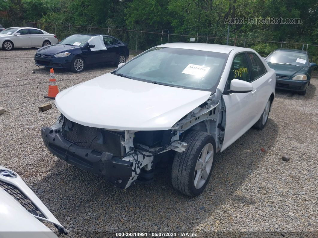 2012 Toyota Camry Se White vin: 4T1BF1FKXCU116708