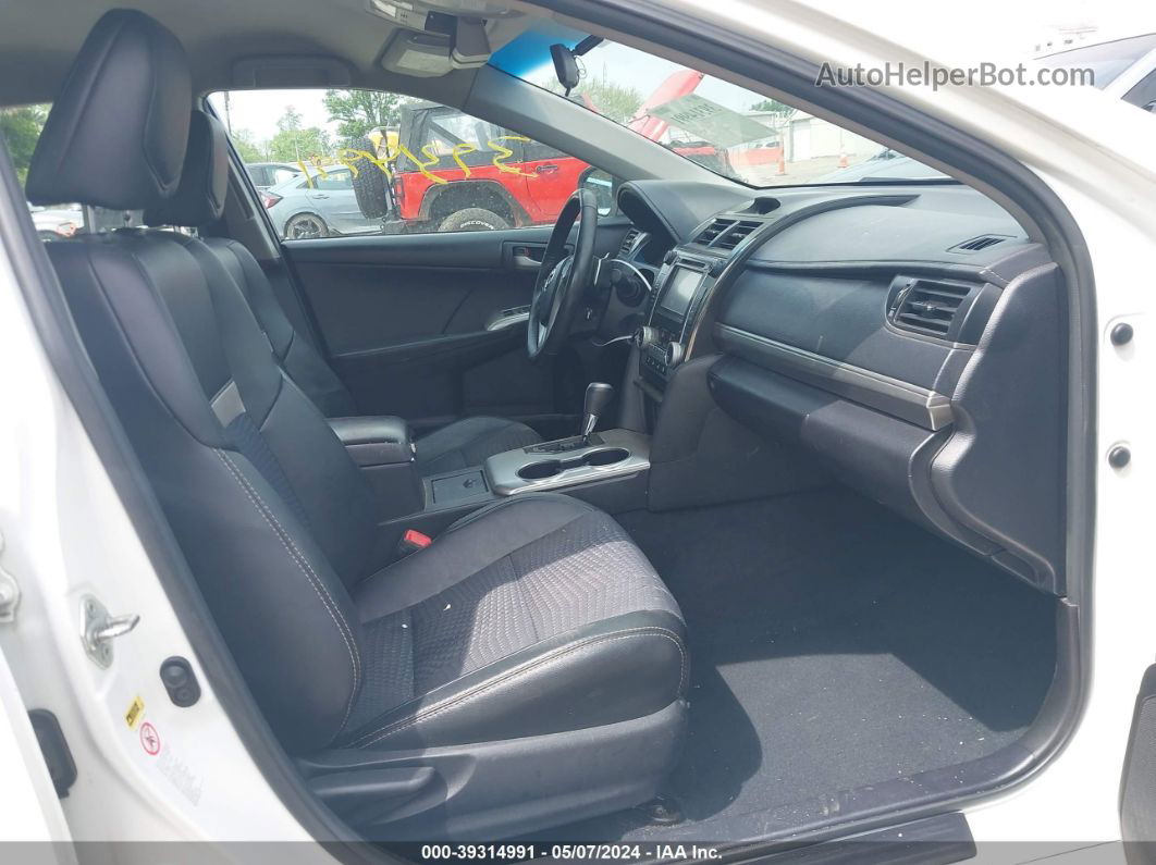 2012 Toyota Camry Se Белый vin: 4T1BF1FKXCU116708