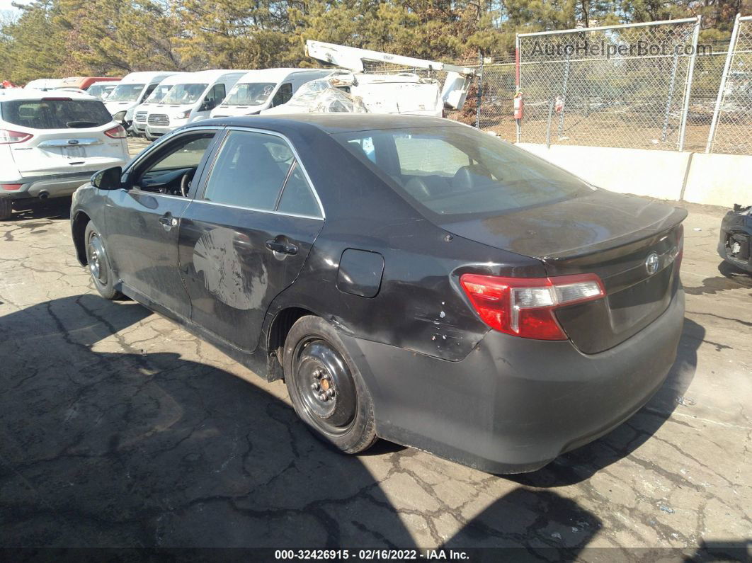 2012 Toyota Camry L/le/se/xle Черный vin: 4T1BF1FKXCU118040