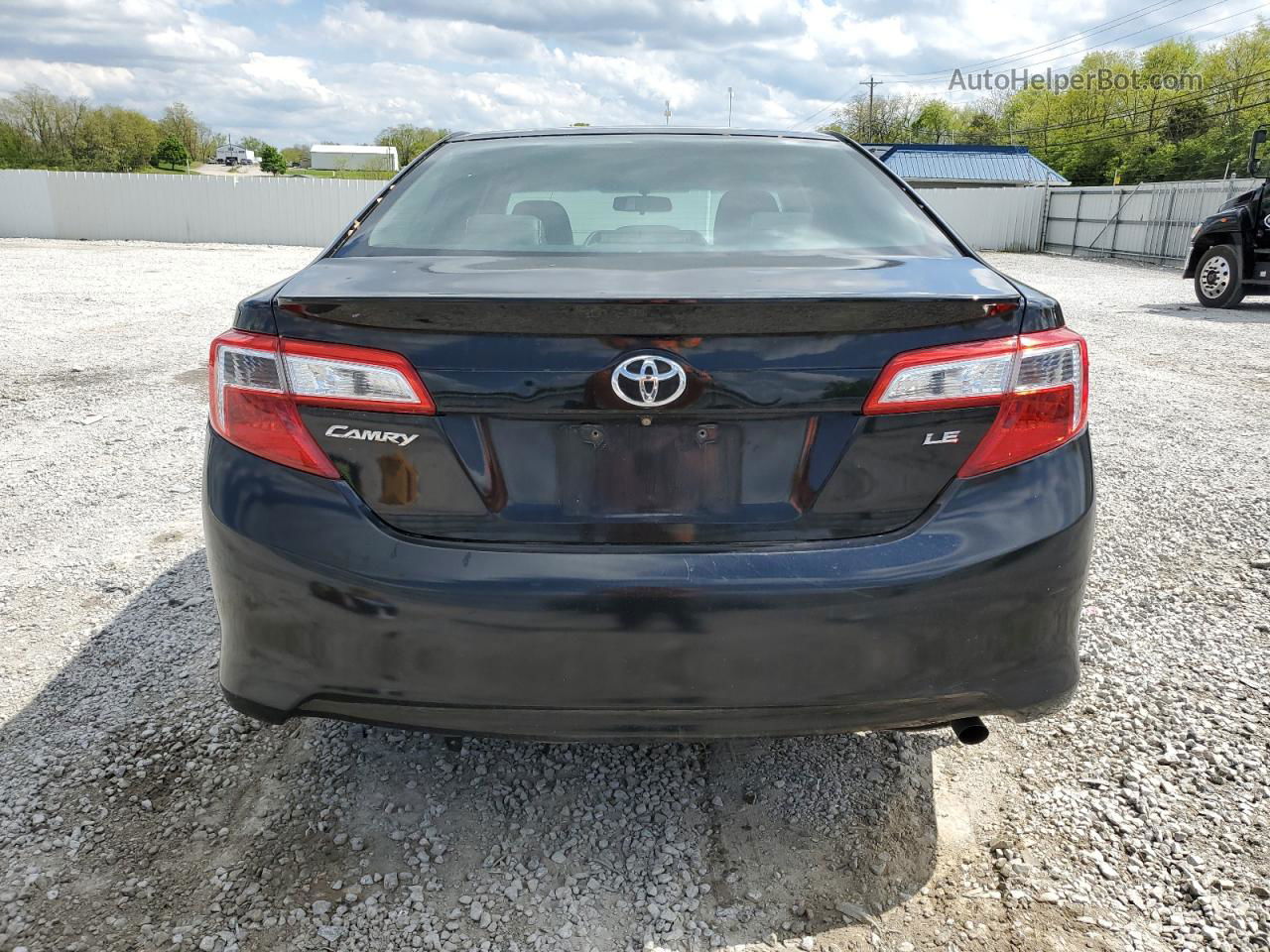 2012 Toyota Camry Base Black vin: 4T1BF1FKXCU132813