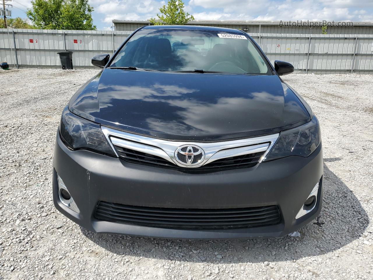 2012 Toyota Camry Base Black vin: 4T1BF1FKXCU132813