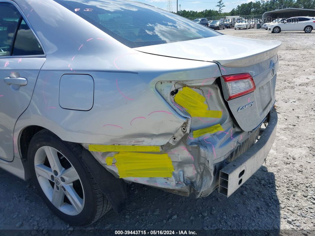 2012 Toyota Camry Se Silver vin: 4T1BF1FKXCU177069