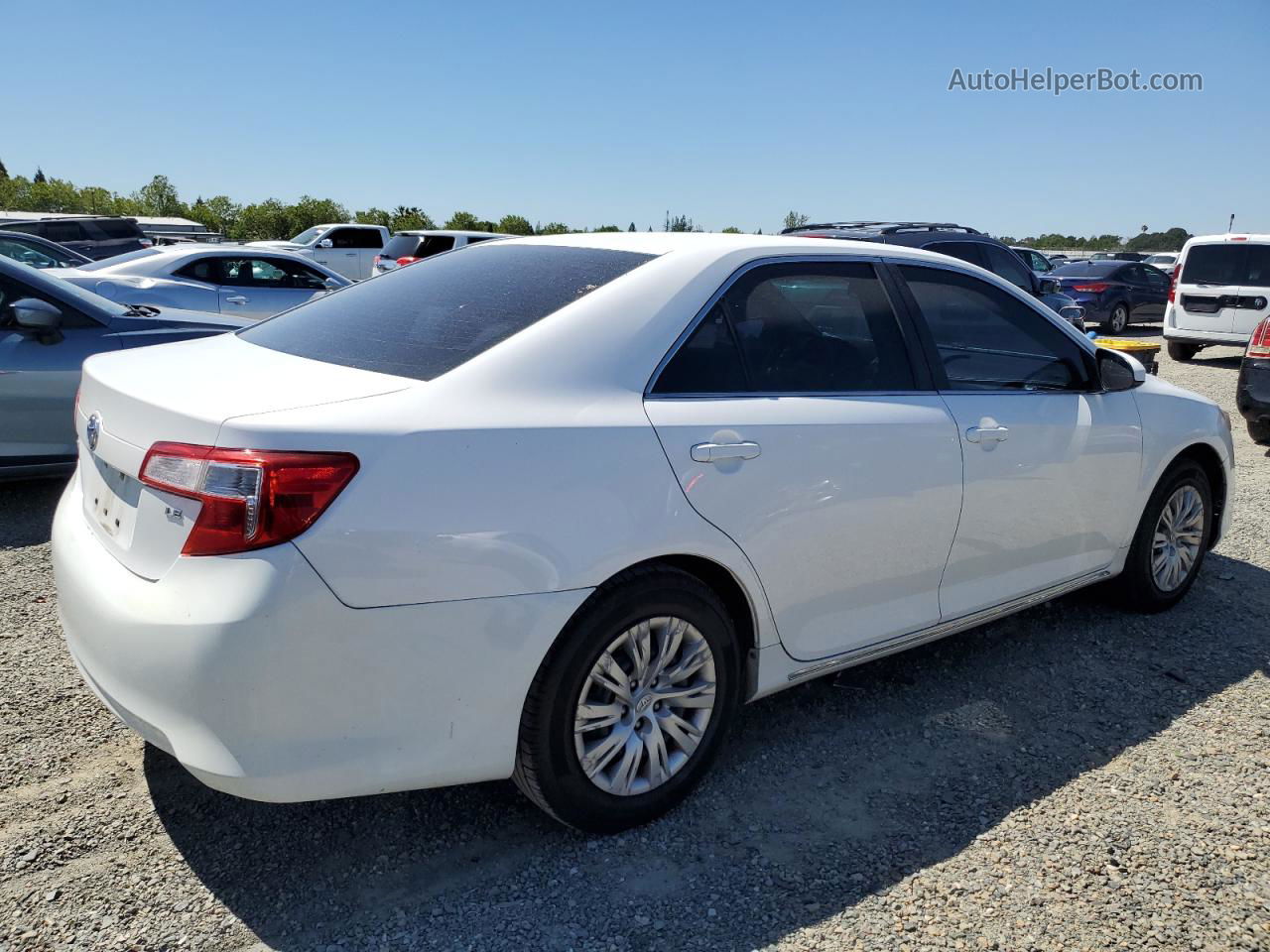 2012 Toyota Camry Base White vin: 4T1BF1FKXCU186015