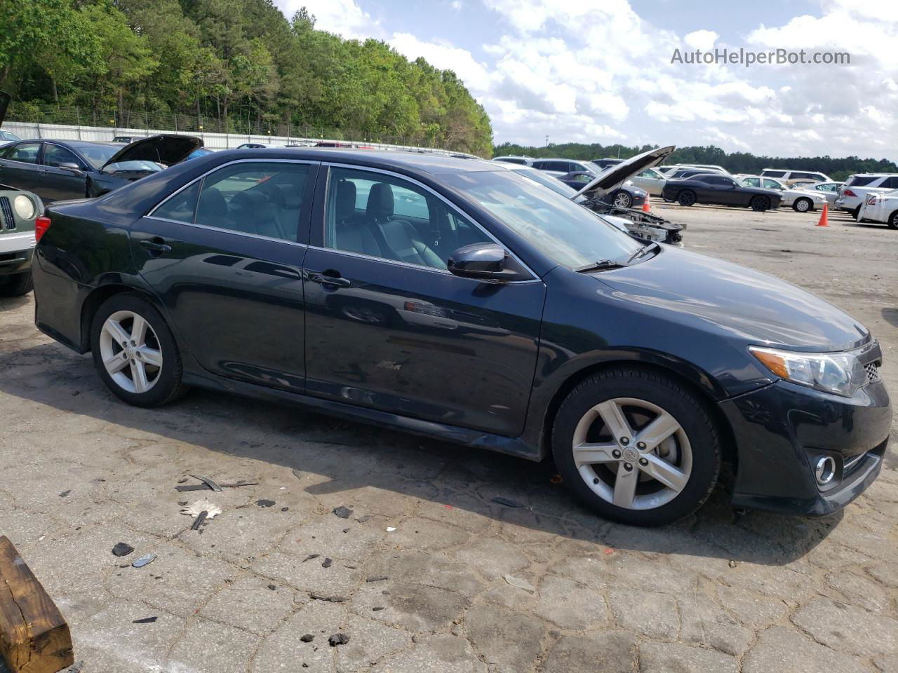 2012 Toyota Camry Base Синий vin: 4T1BF1FKXCU193160