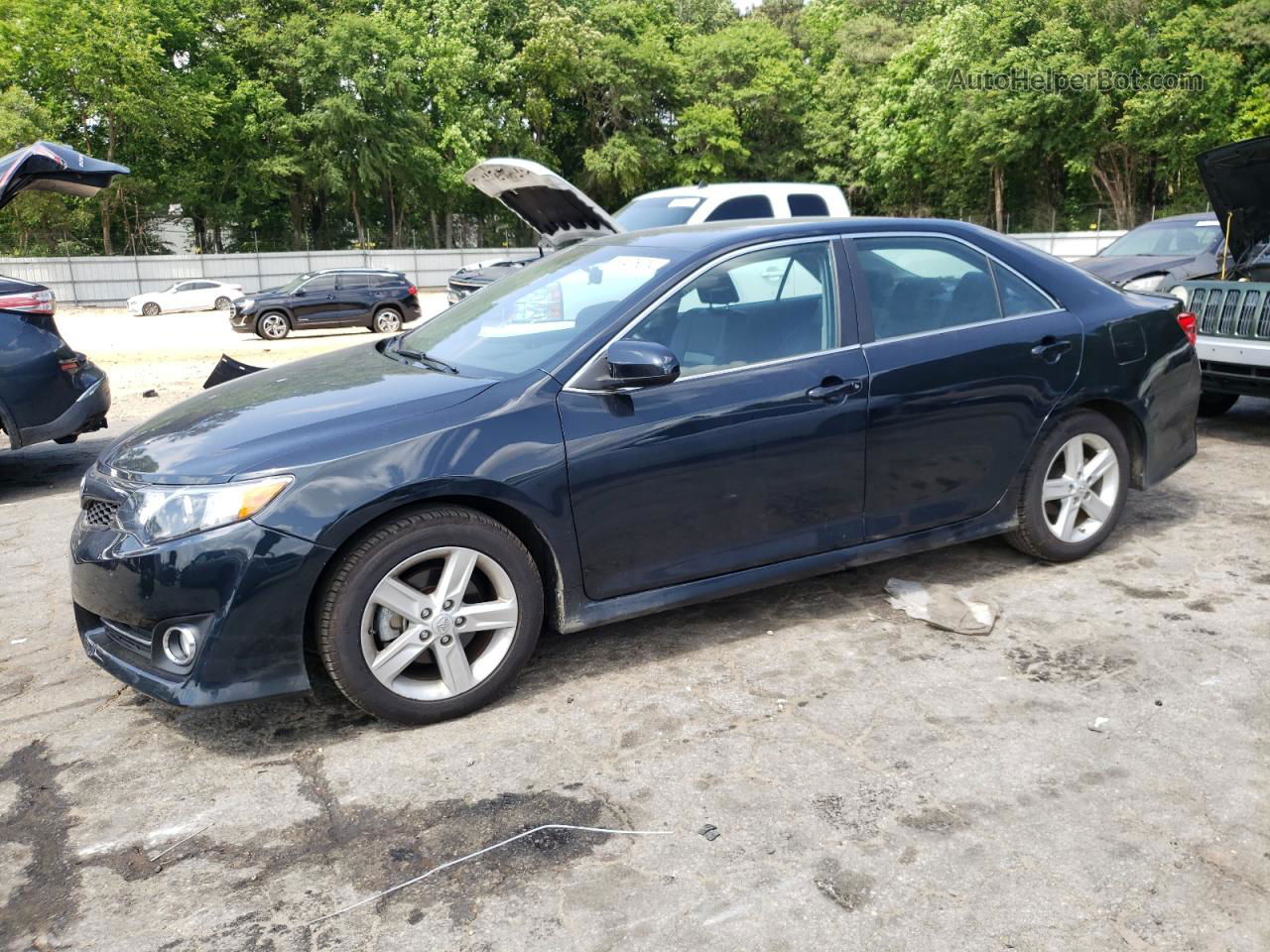 2012 Toyota Camry Base Blue vin: 4T1BF1FKXCU193160