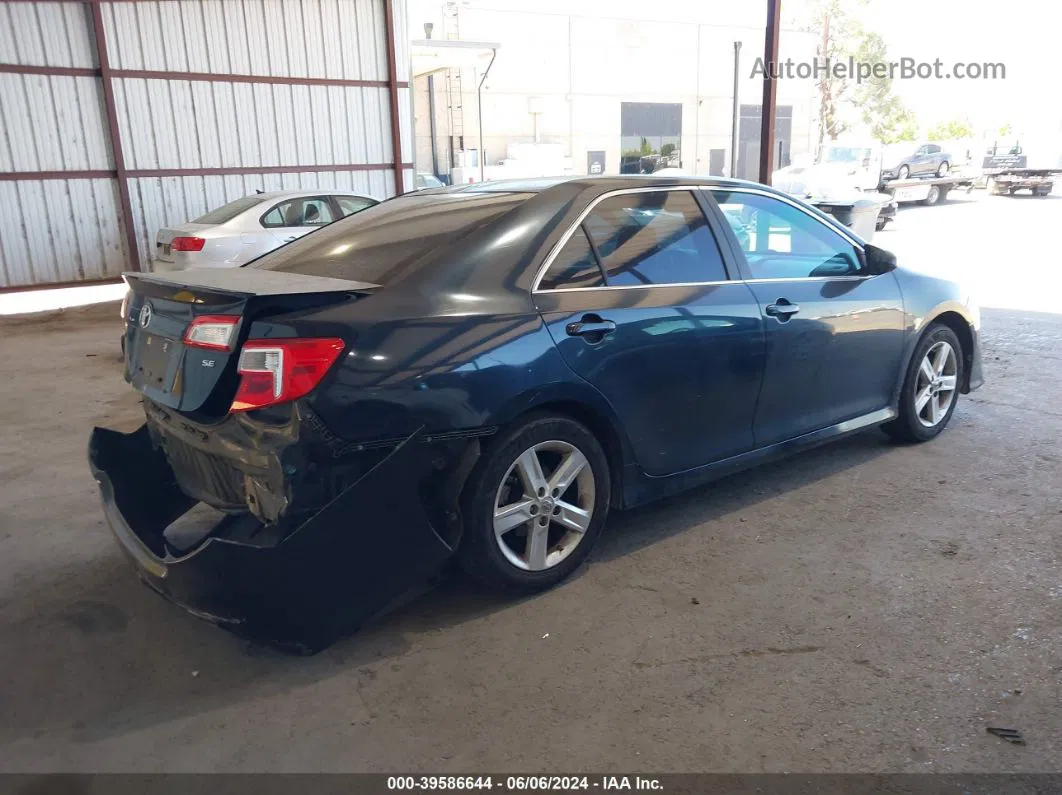 2012 Toyota Camry Se Black vin: 4T1BF1FKXCU203475