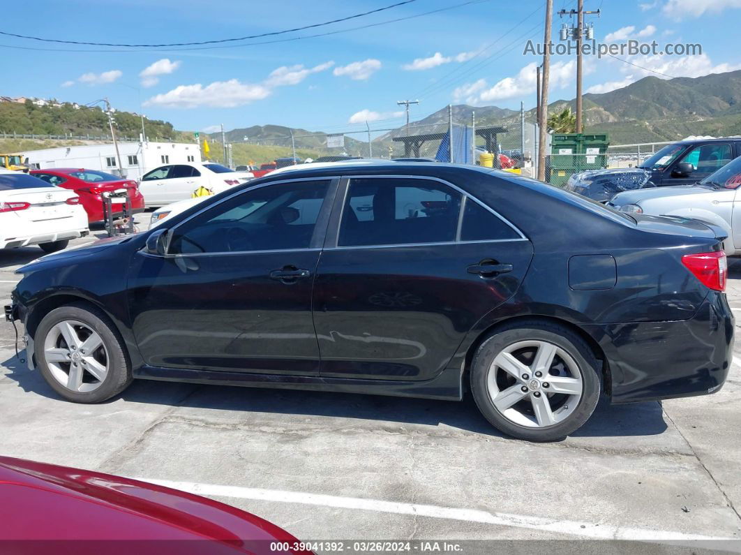 2012 Toyota Camry Se Black vin: 4T1BF1FKXCU536663