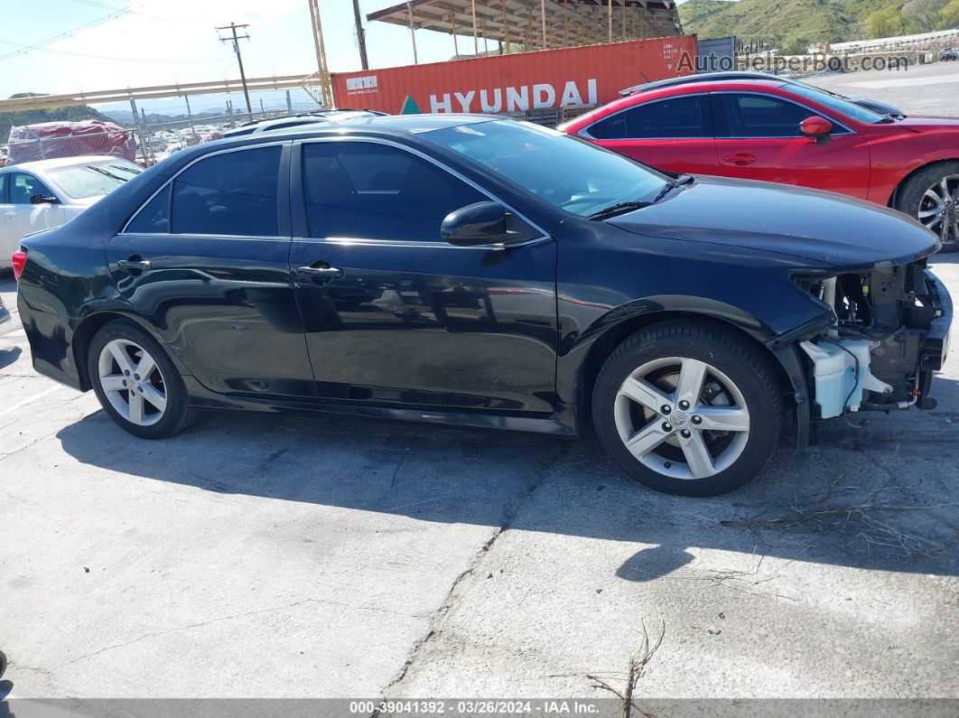 2012 Toyota Camry Se Black vin: 4T1BF1FKXCU536663