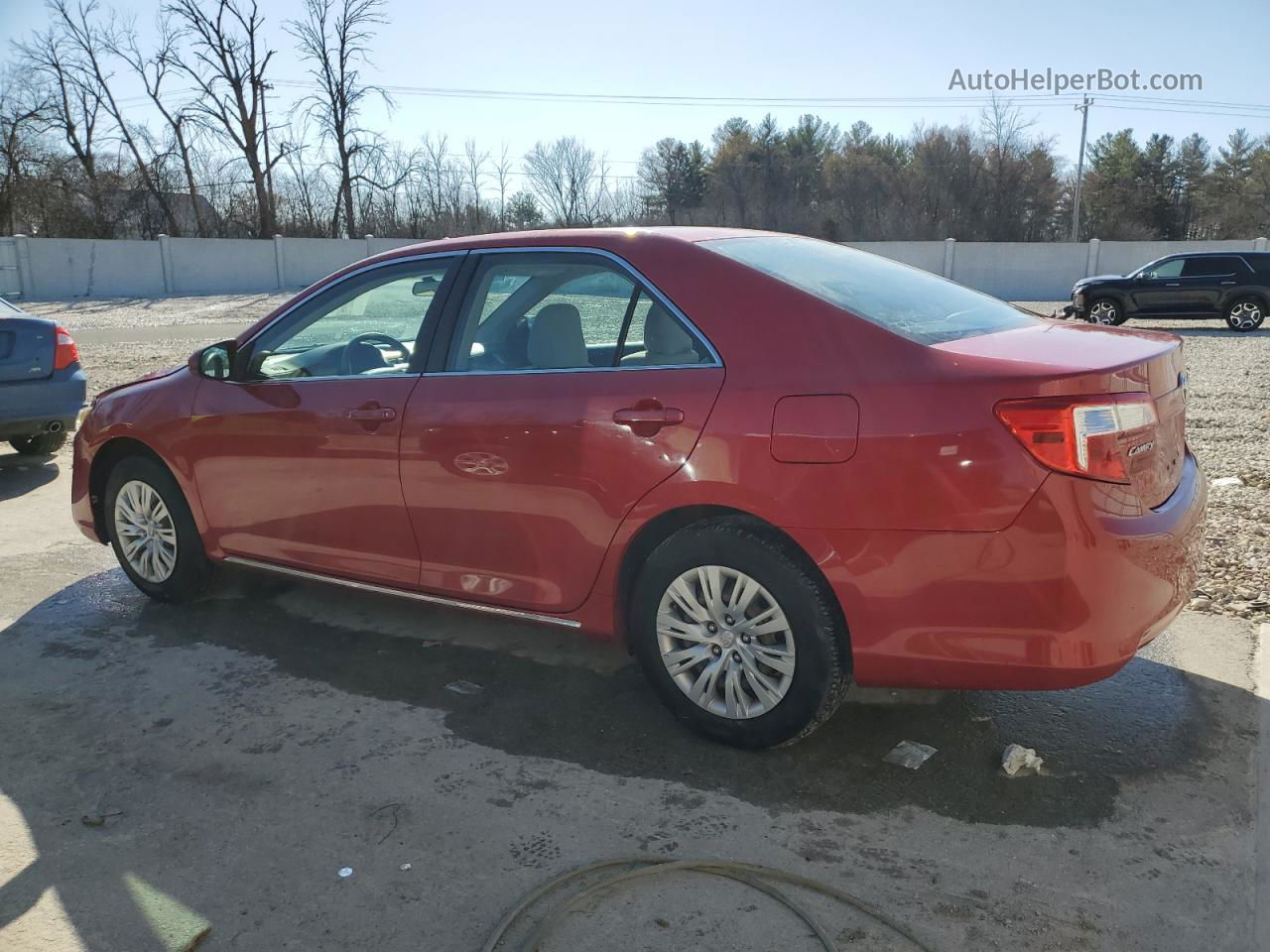 2012 Toyota Camry Base Красный vin: 4T1BF1FKXCU545640