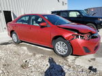 2012 Toyota Camry Base Red vin: 4T1BF1FKXCU545640