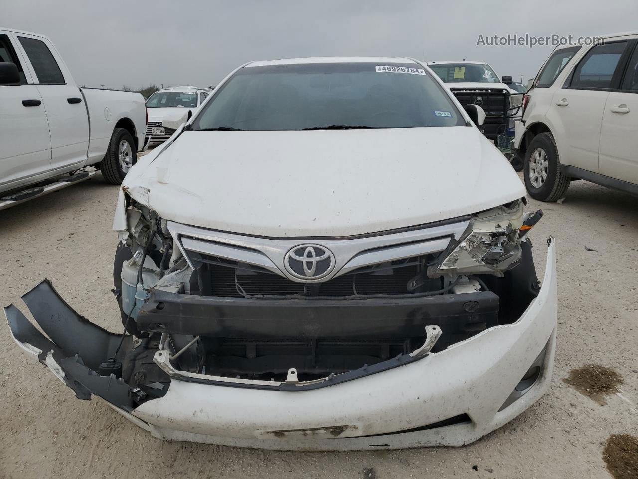 2012 Toyota Camry Base White vin: 4T1BF1FKXCU554676