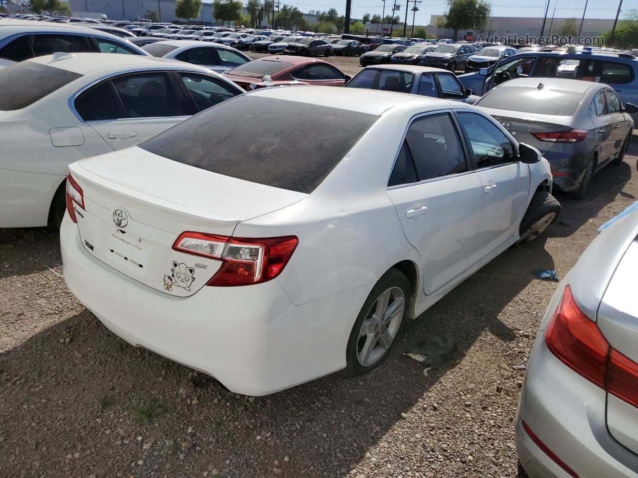 2012 Toyota Camry Base White vin: 4T1BF1FKXCU569890