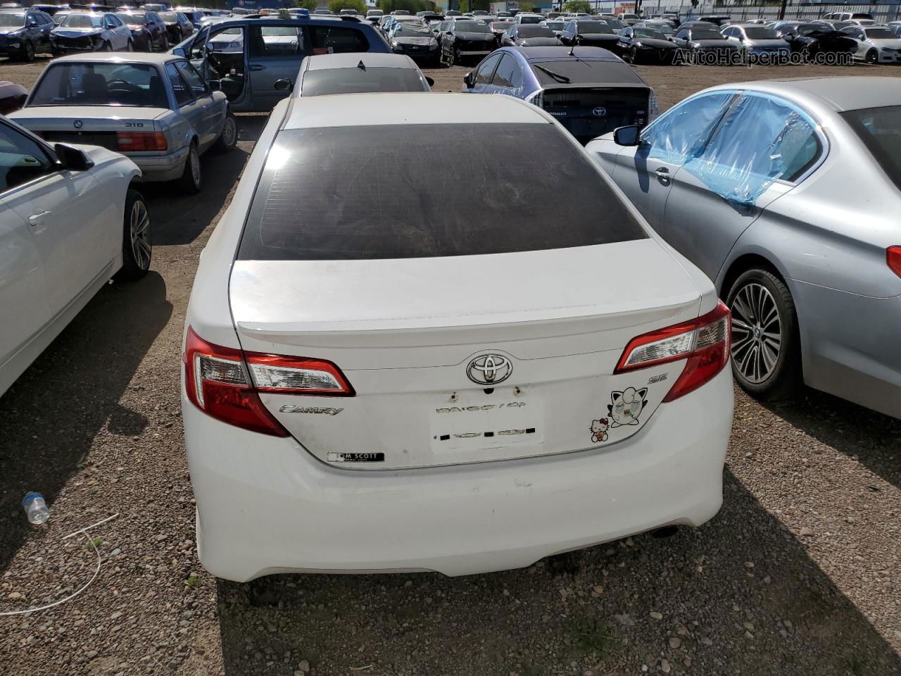 2012 Toyota Camry Base White vin: 4T1BF1FKXCU569890