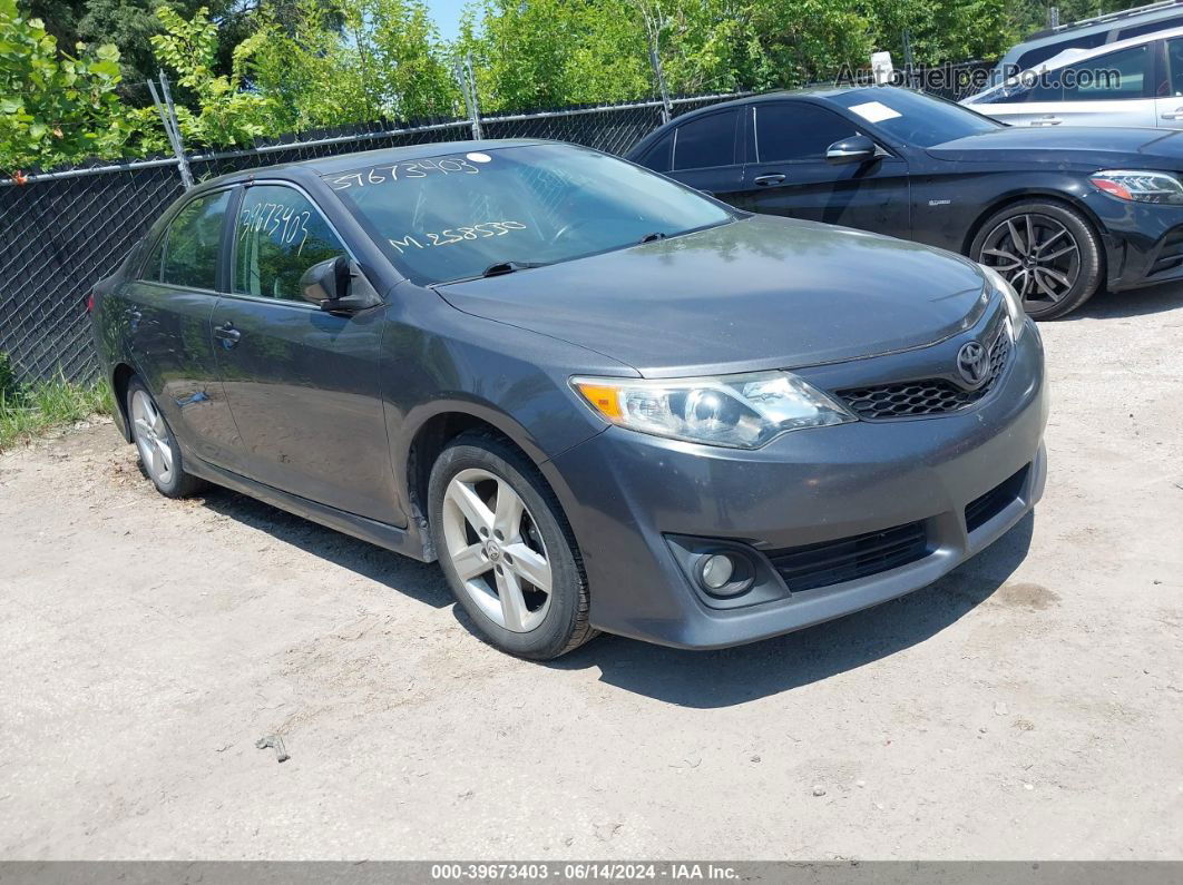 2012 Toyota Camry Se Gray vin: 4T1BF1FKXCU581991