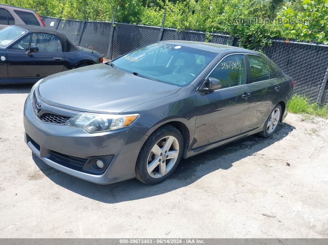 2012 Toyota Camry Se Серый vin: 4T1BF1FKXCU581991