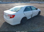 2012 Toyota Camry Le White vin: 4T1BF1FKXCU586723