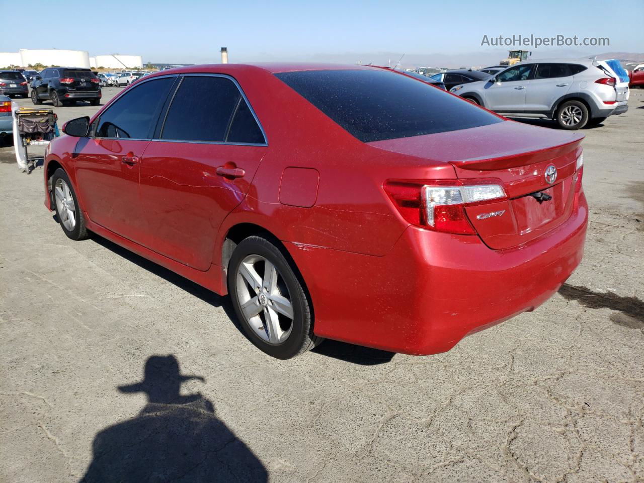 2012 Toyota Camry Base Red vin: 4T1BF1FKXCU588083